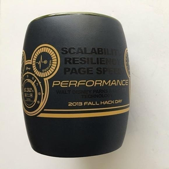Walt Disney Parks IT Tech Hack Day 2013 Fall Coffee Mug Tea Cup Black Army Green - Picture 4 of 14